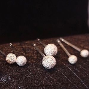 S925 Minimalist Stardust ball stud earrings